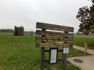 Cahokia Mounds more signs